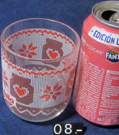 VASO CORAZONES COPOS